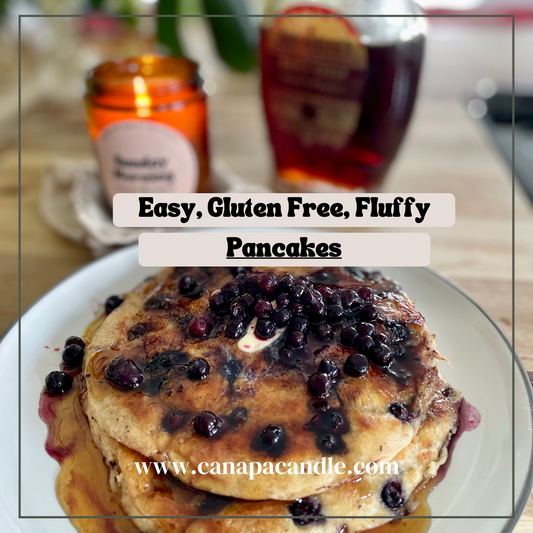 Easy, Gluten Free, Fluffy Pancakes