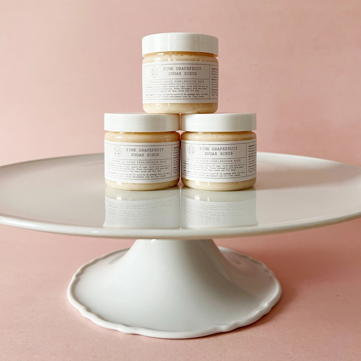 Mini Pink Grapefruit Sugar Scrub - 2 Ounce by SOAK Bath Co