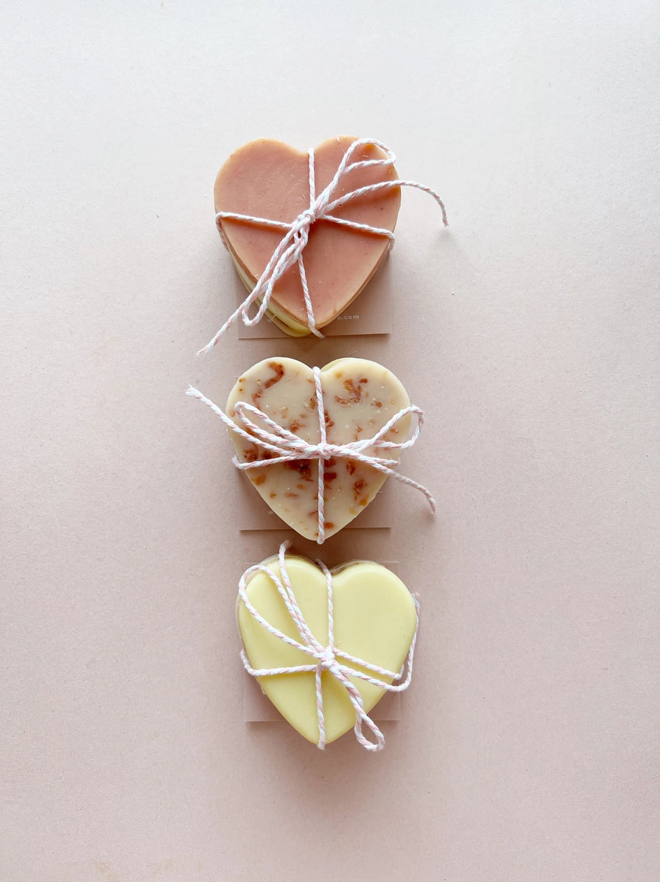 Sweetheart Soap Stacks from SOAK Bath Co
