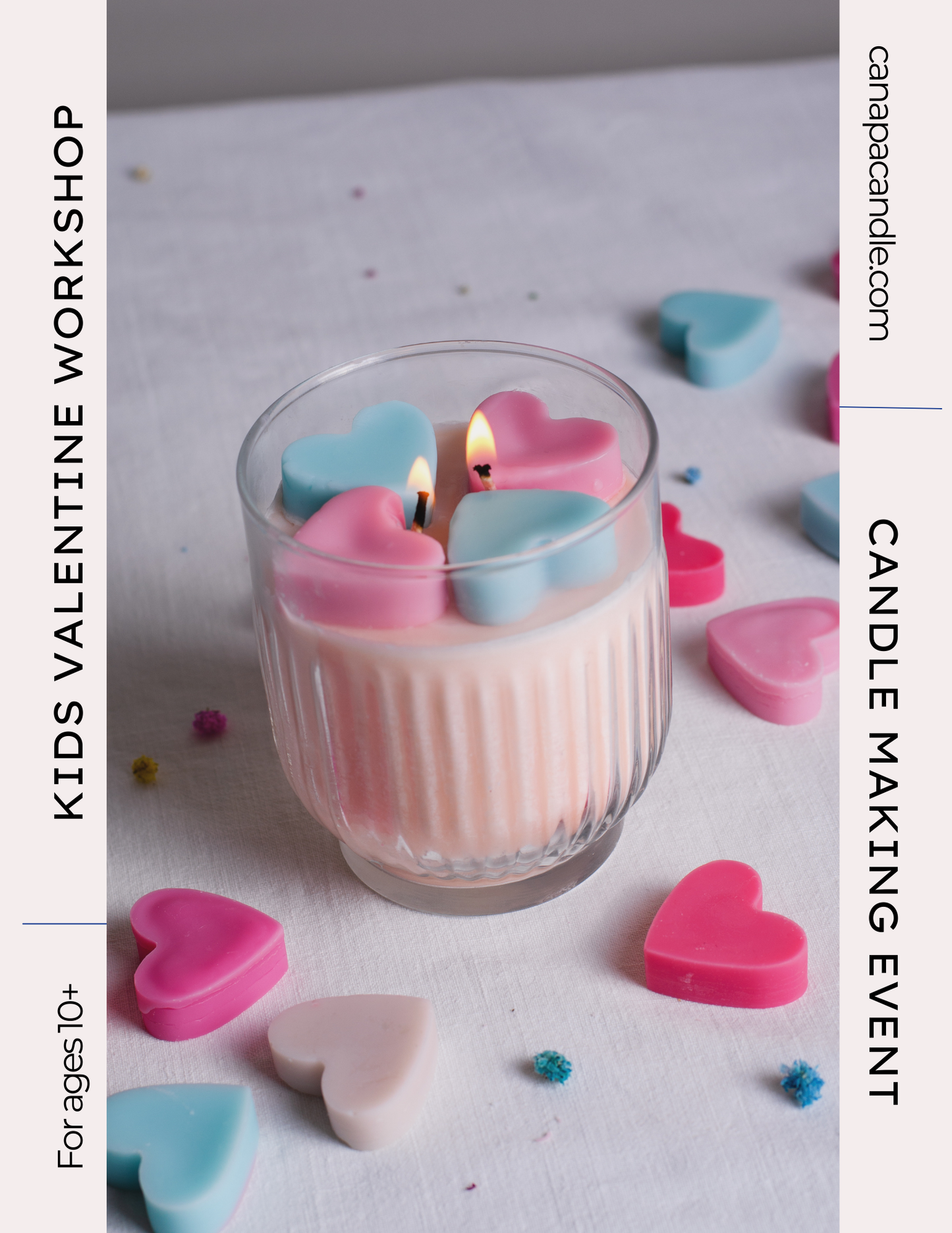 Kids Valentine Theme - Candle Making Workshop