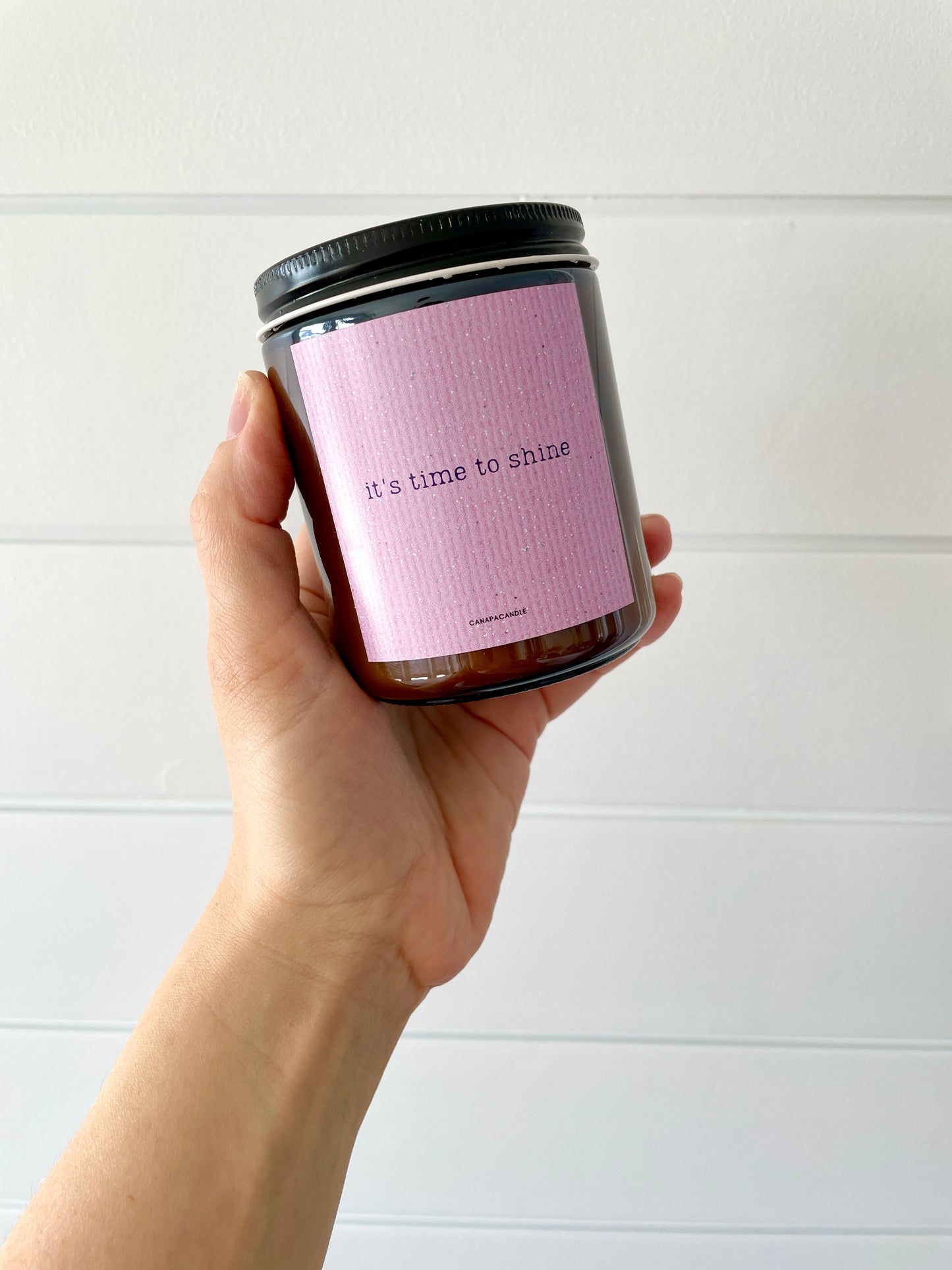Time to Shine - Peppermint & Marshmallow Soy Candle