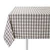 Classic Gingham Khaki & White 54" Square Picnic Blanket Tablecloth