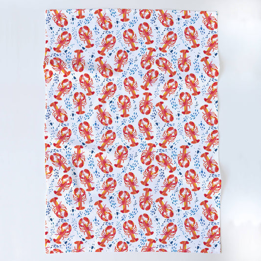 Lobster Kitchen Towel | Coastal Tea Towel