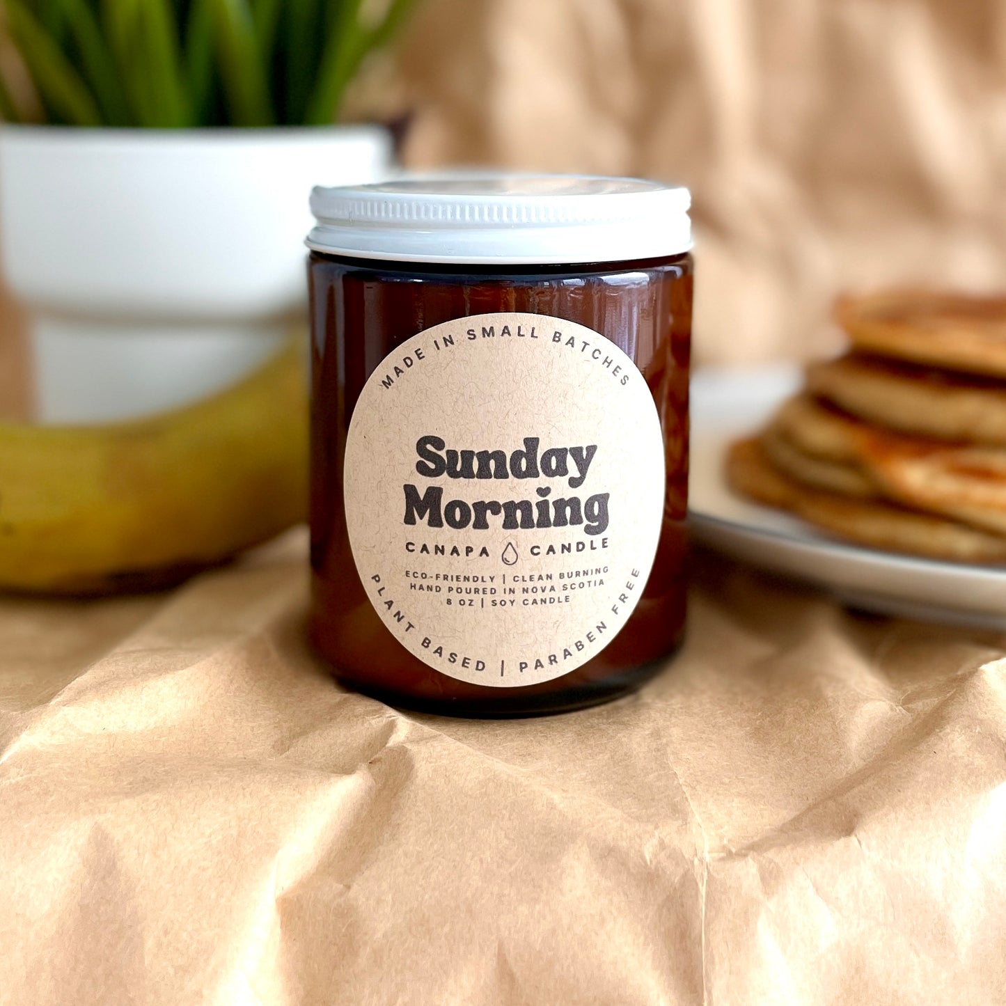 Sunday Morning Soy Candle from Canapa Candle