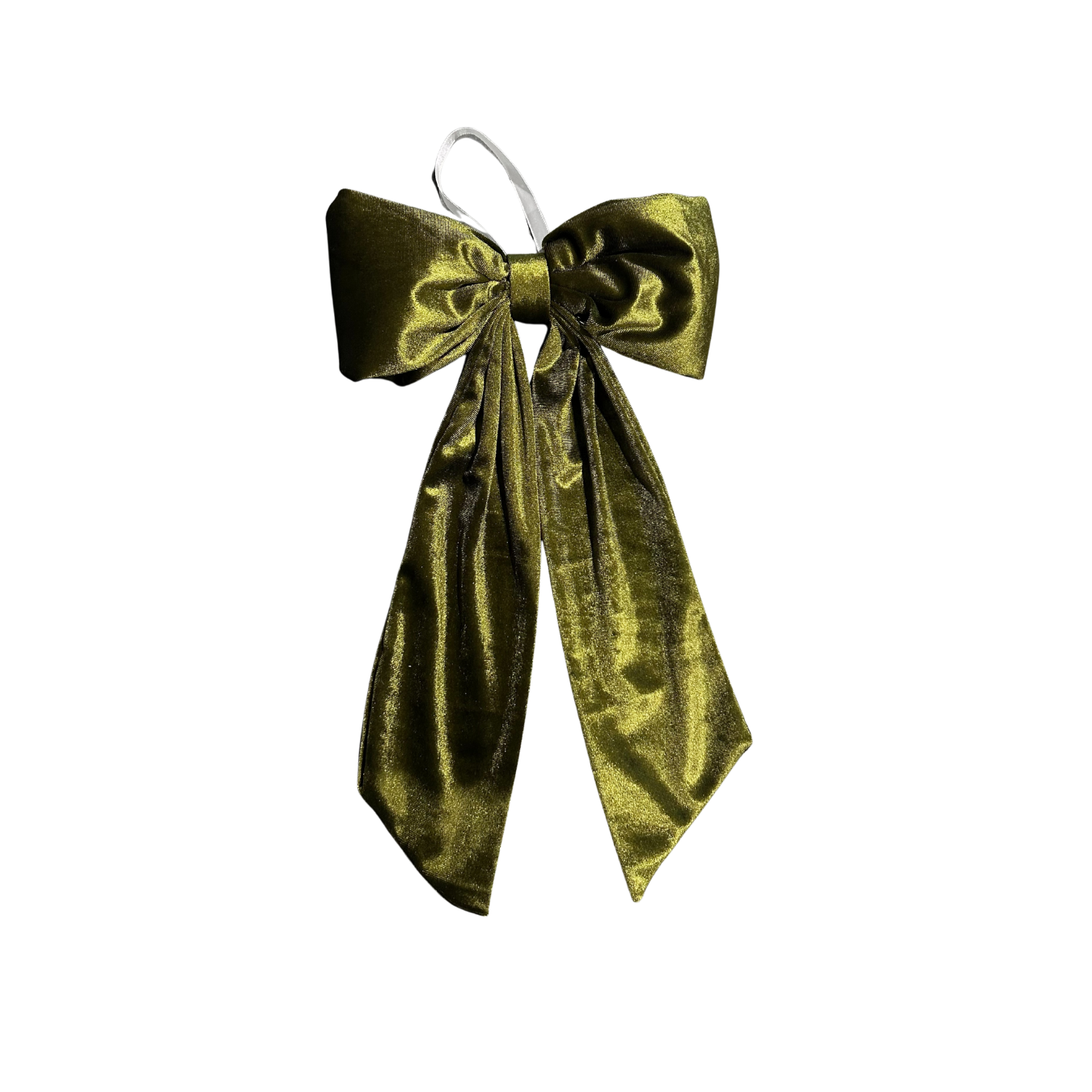 Chartreuse Velvet Holiday Bows: Small