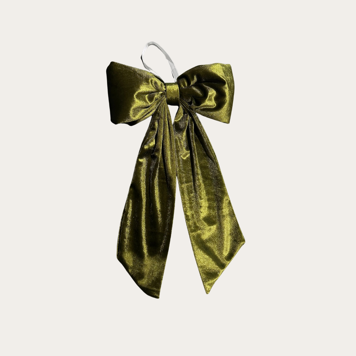 Chartreuse Velvet Holiday Bows: Small