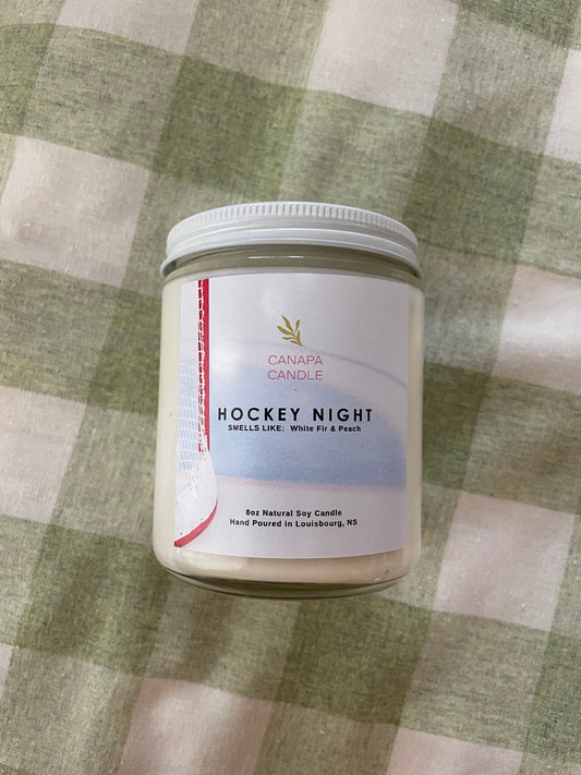 Hockey Night Soy Candle