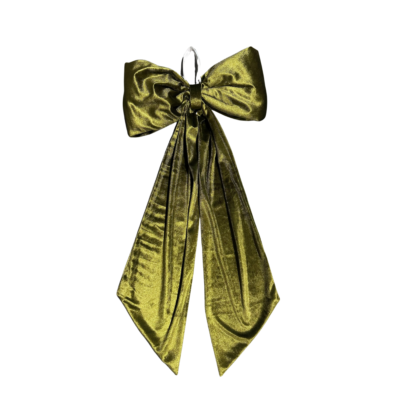 Chartreuse Velvet Holiday Bows: Small