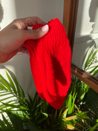 Red Hand Knit in Cape Breton ❤️ - Kids Mitts