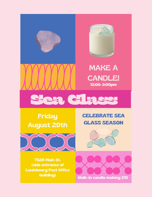 Sea Glass Candle Making - Friday, August 29th