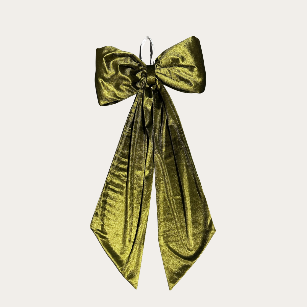 Chartreuse Velvet Holiday Bows: Small