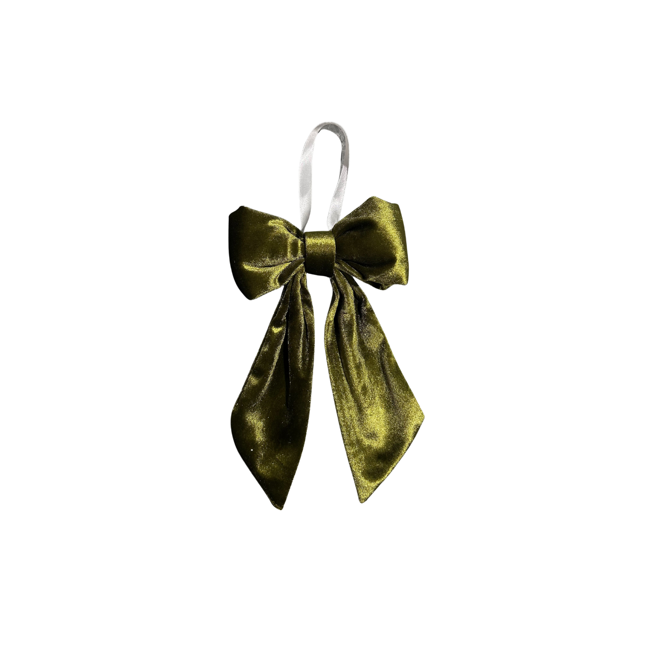 Chartreuse Velvet Holiday Bows: Small