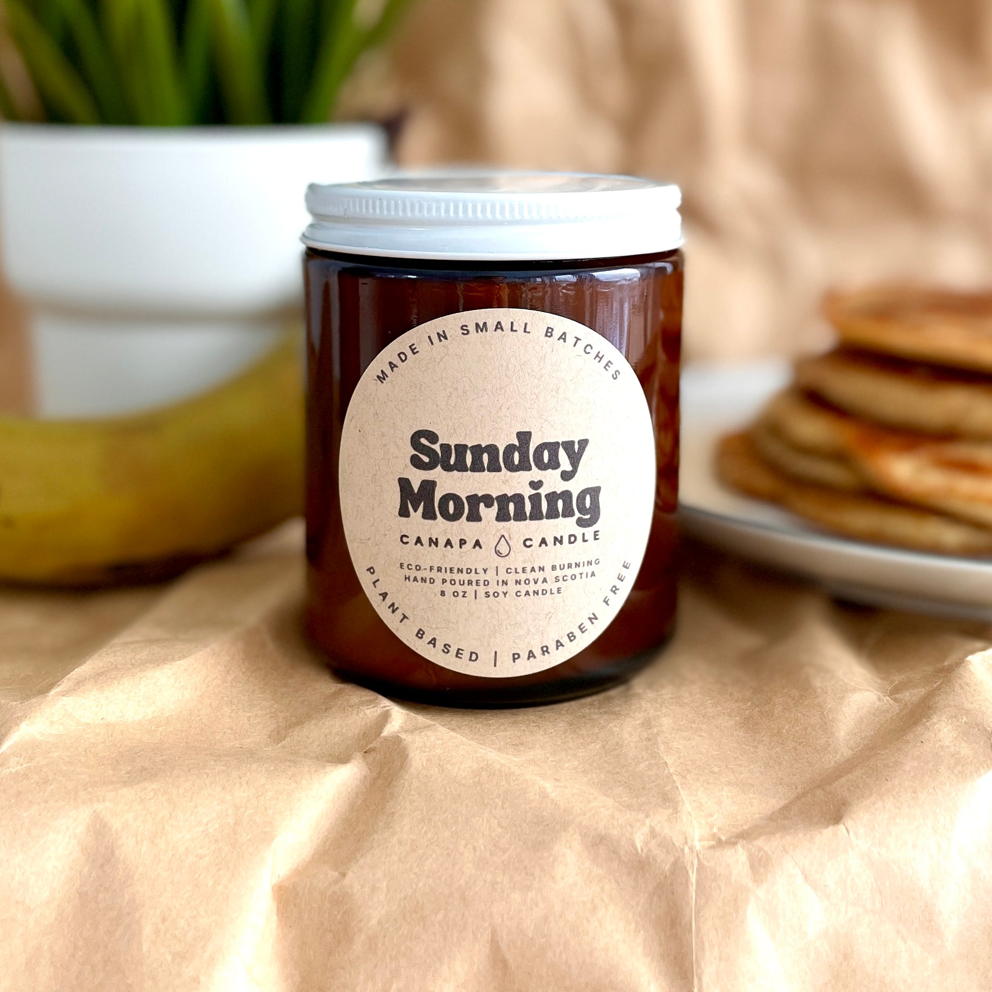 Sunday Morning Soy Candle from Canapa Candle