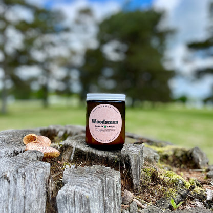 Woodsman Soy Candle - Lime + Evergreen + Juniper